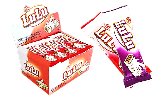 LULU White Cocolin Coated Cocoa Lined Wafers