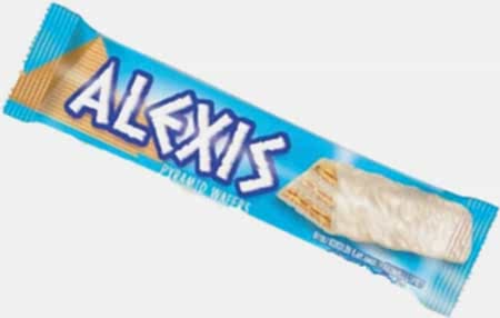 ALEXIS PYRAMIDA WHITE COCOLIN COATED WAFERS